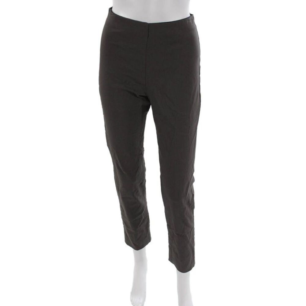 Porto Women Ankle Pants Gray Viscose Pull On Size 0